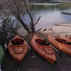 Kayaks Ready To Launch At Parker Canyon Lake